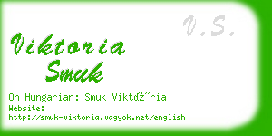 viktoria smuk business card